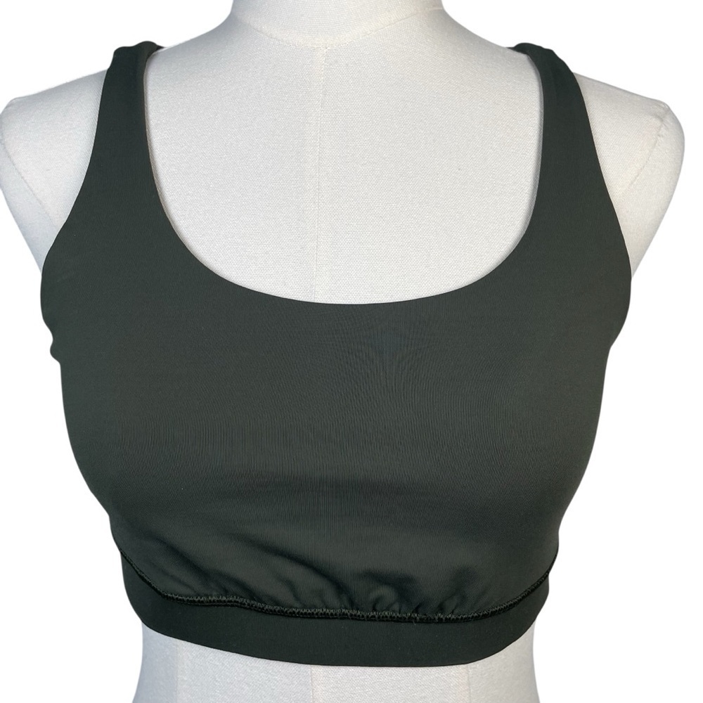 Lululemon Energy Sports Bra Olive Green Size 10